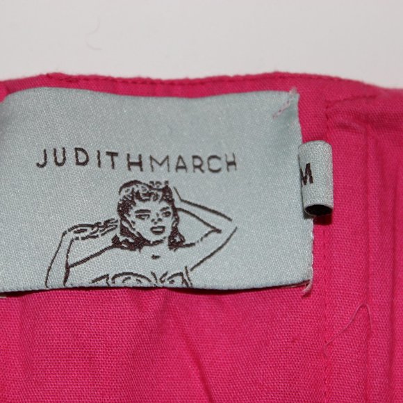 Hot Pink Sweetheart Neckline Pinup Dress - Picture 6 of 7